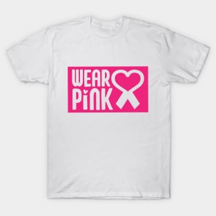 wear pink gift, Breast Cancer Awareness ribbon month 2022 T-Shirt